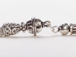 Sterling silver charm bracelet