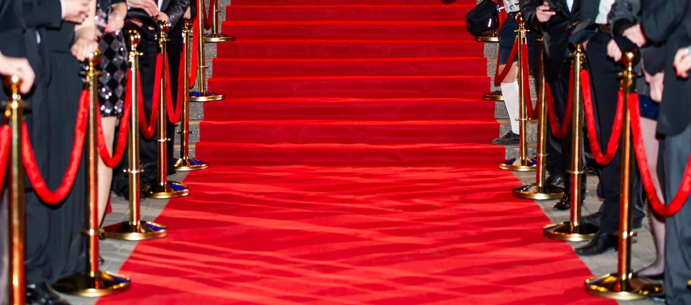 Emmys red carpet leading to stairs